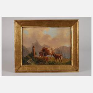 Varoni, An der Tränke auf der Alm