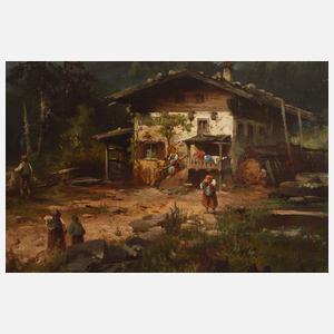 Hugo Veit, "Zugspitze i. Garmisch Partenkirchen"