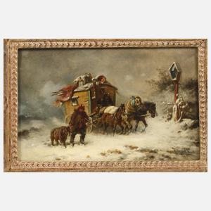 Fritz van der Venne, Fahrendes Volk im Winter