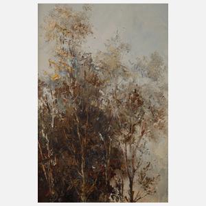 Adolf Wegener, attr., "Fuchshatz im Morgengrauen"