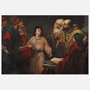 nach Heinrich Hofmann, Der Jesusknabe im Tempel