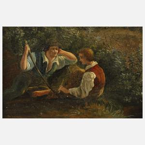 Romantiker, Rast in Sommerlandschaft