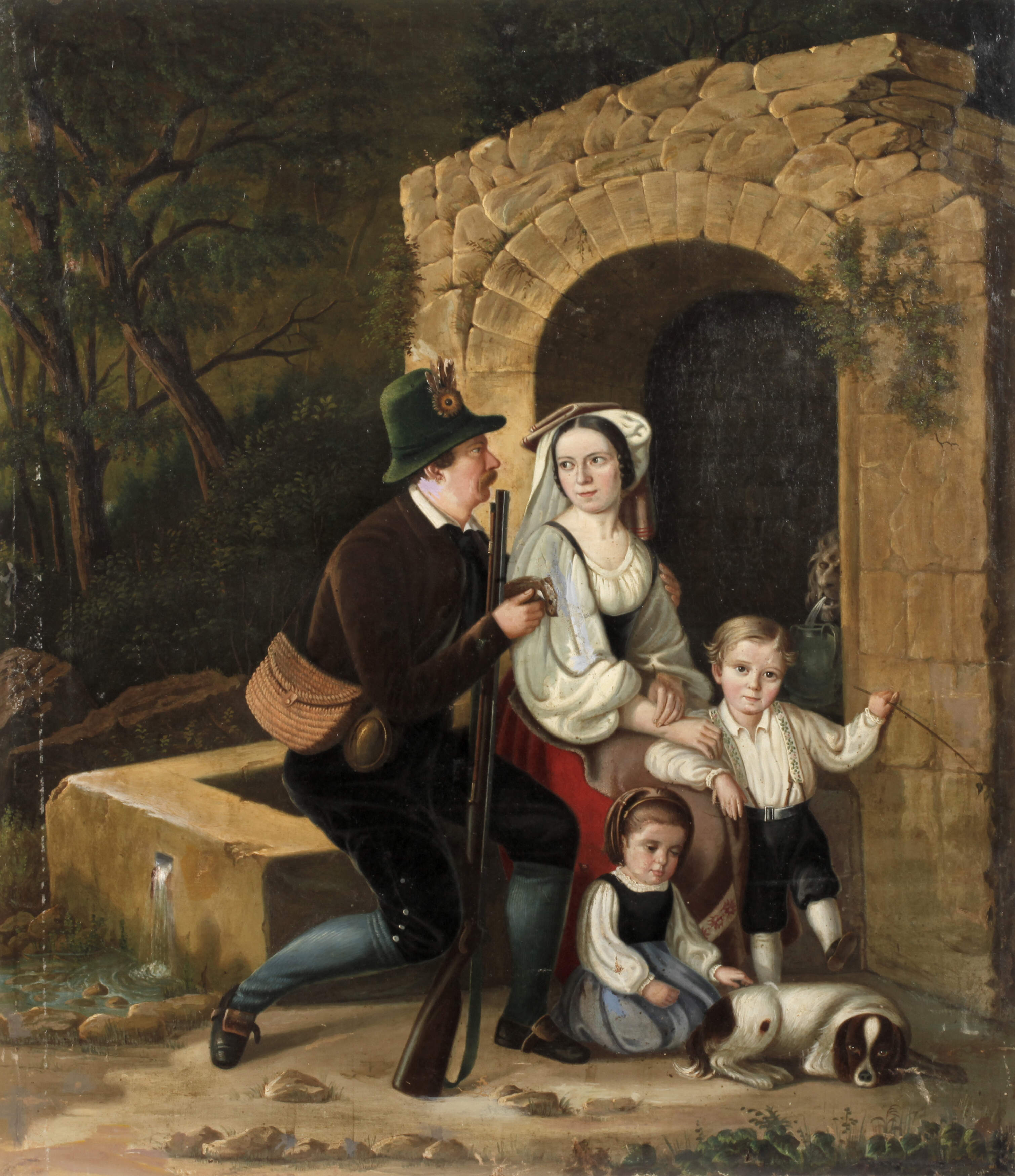 Die Aufwartung am Brunnen