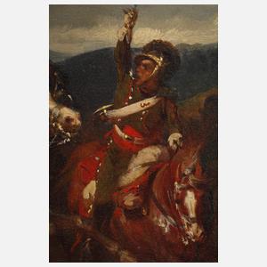 Imposante Schlachtenszene der Befreiungskriege