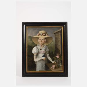 Kinder-Biedermeierbildnis