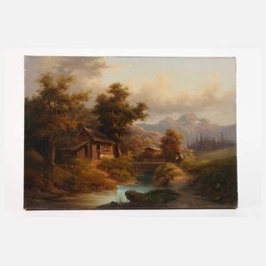 Paar Gegenstücke Wanderer im Gebirge