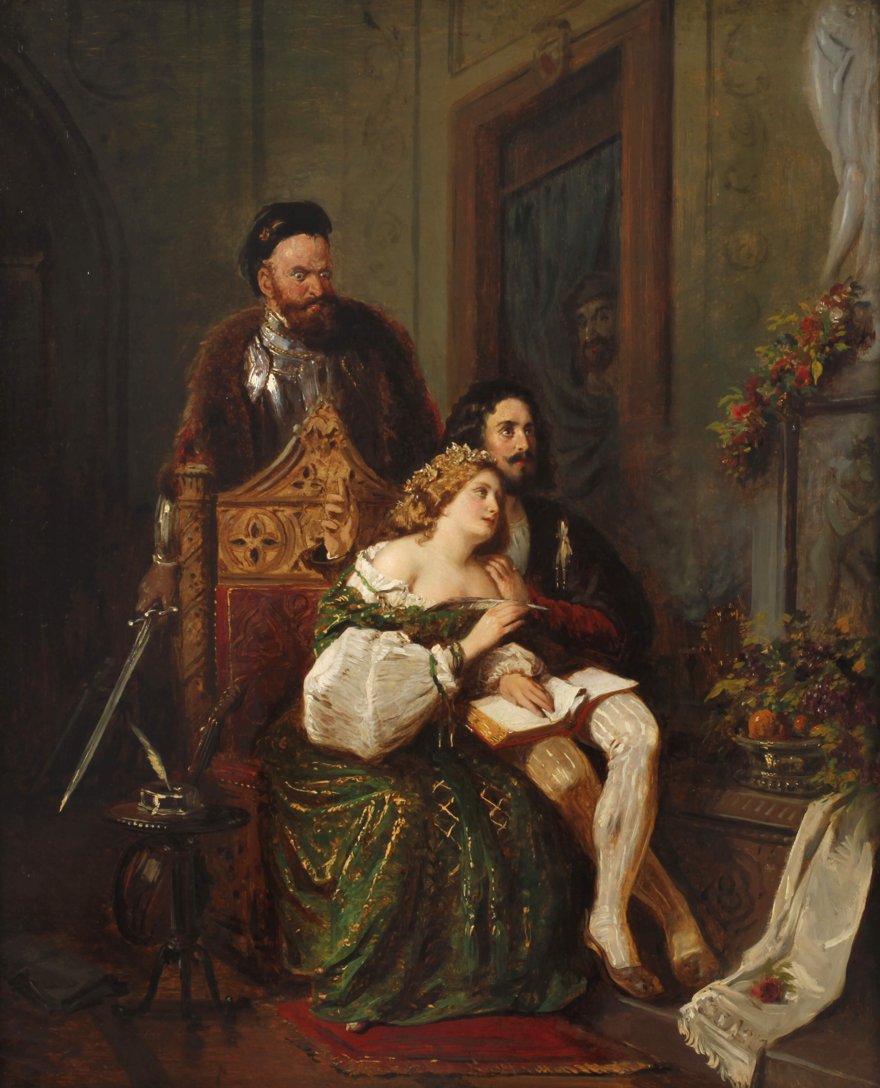 Josef Danhauser attr., Die Dichterliebe