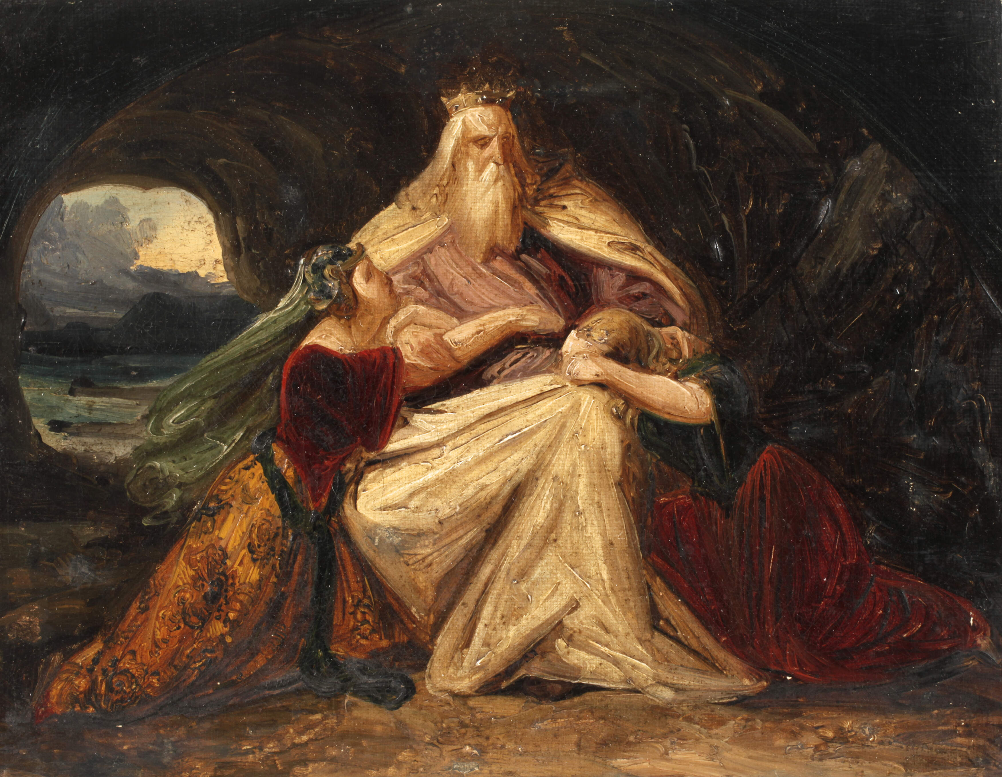 König in der Grotte