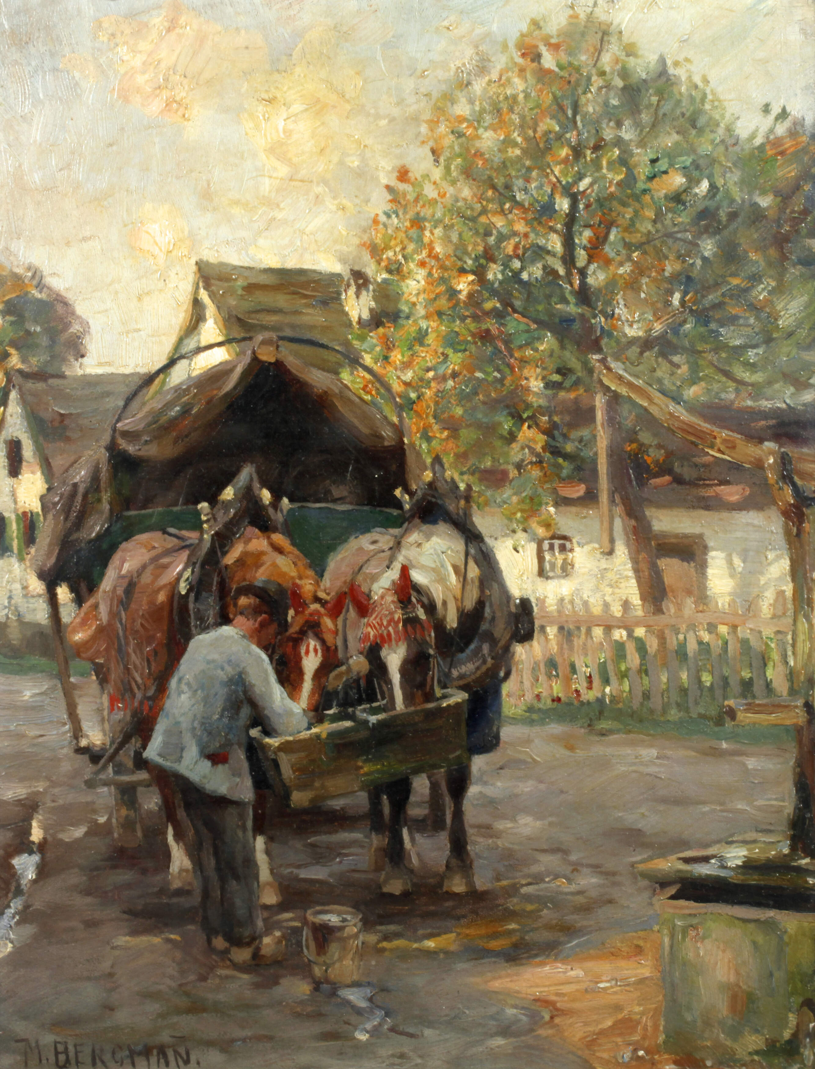 Max Bergmann, Die Rast