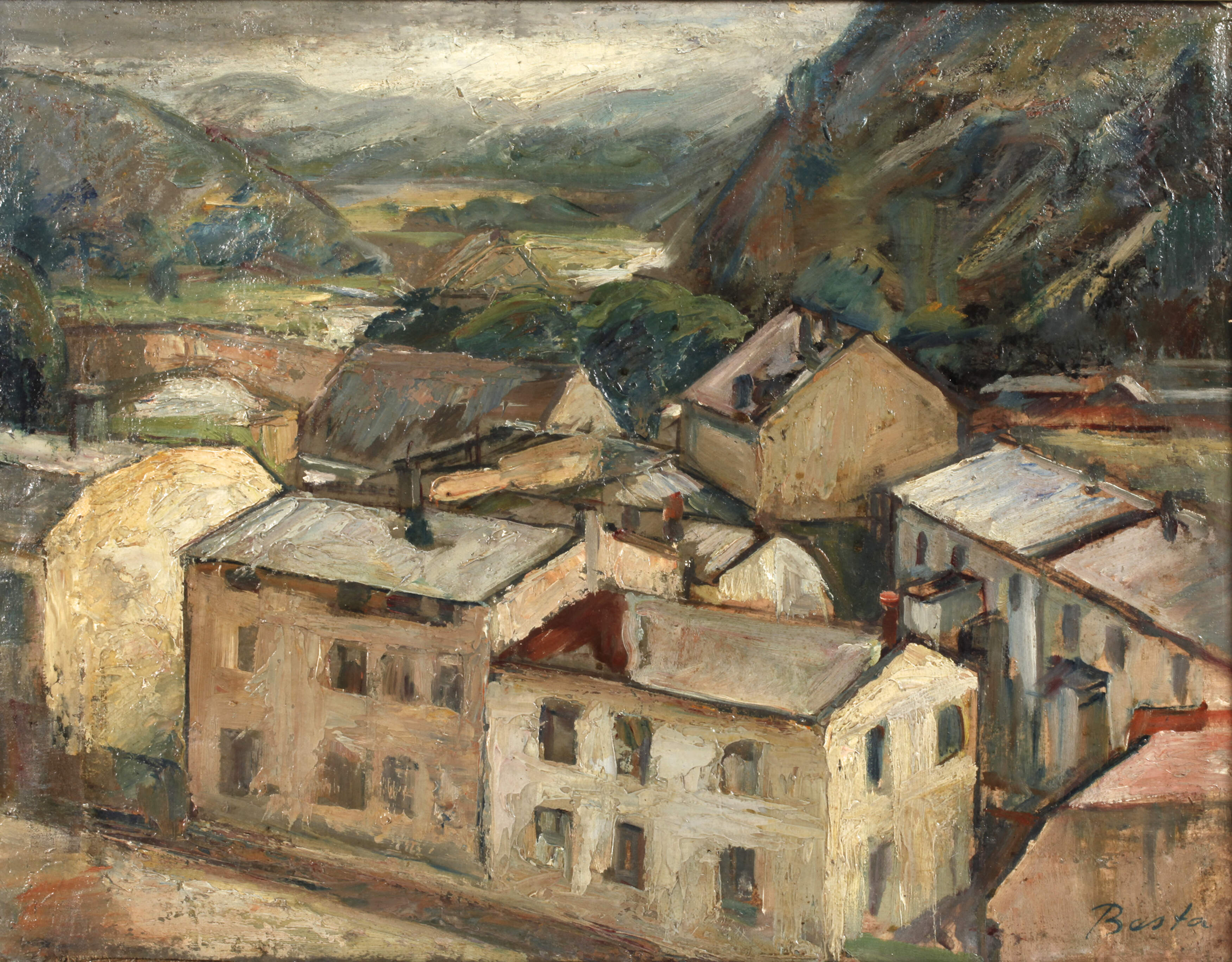 Willibald Besta, "Dächer"