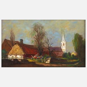 József Przudzik, Dorf am Balaton