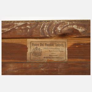 Constant Byon, attr., Kartenspieler im Weinkeller