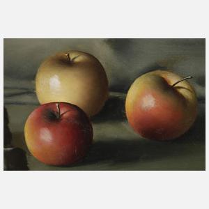 Frantisek Xaver Diblík, Stillleben mit Äpfeln