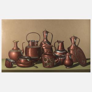 Gabriele Golinelli, Kupferkannenstillleben