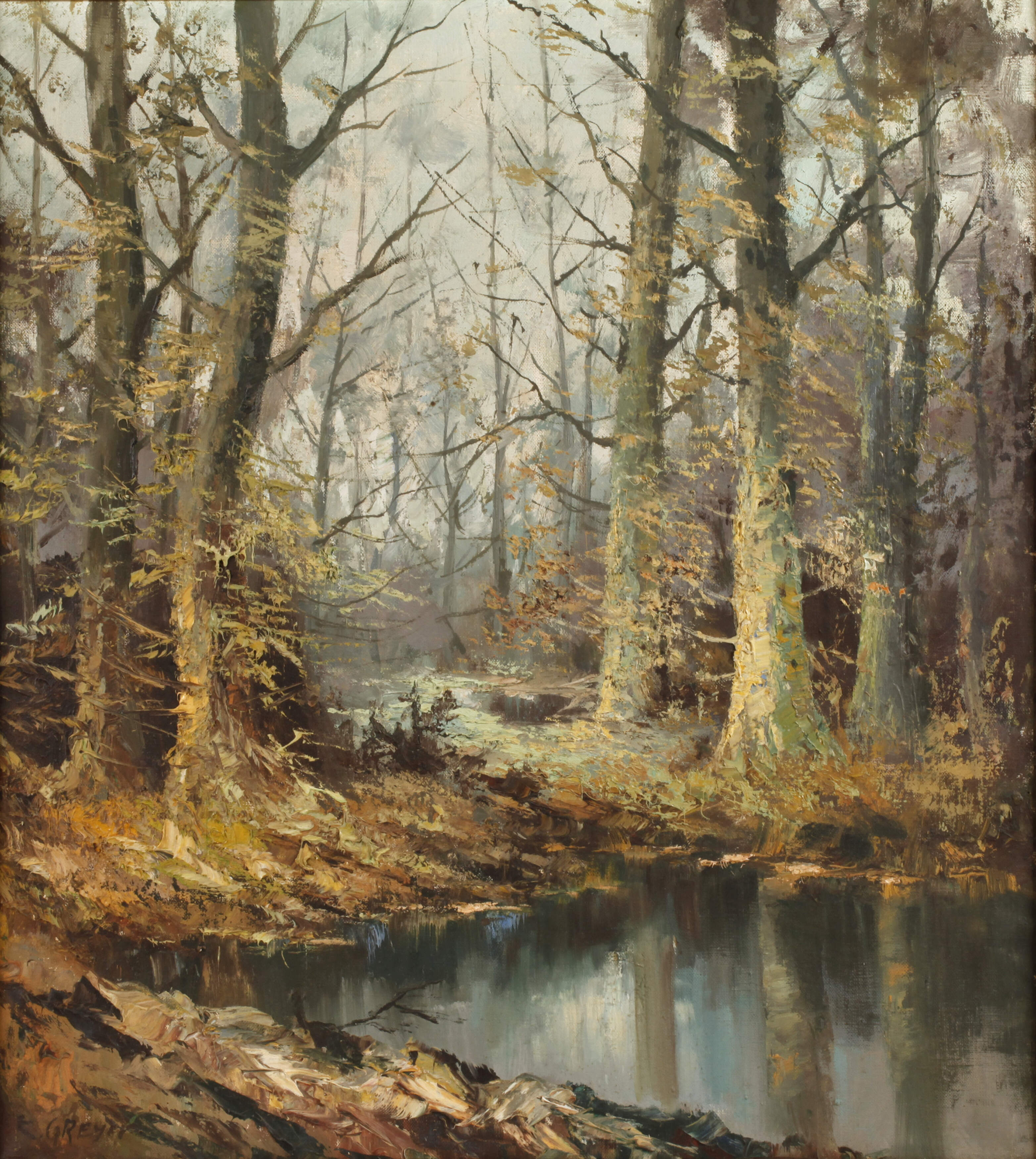 Ernst Greyer, Am Waldteich