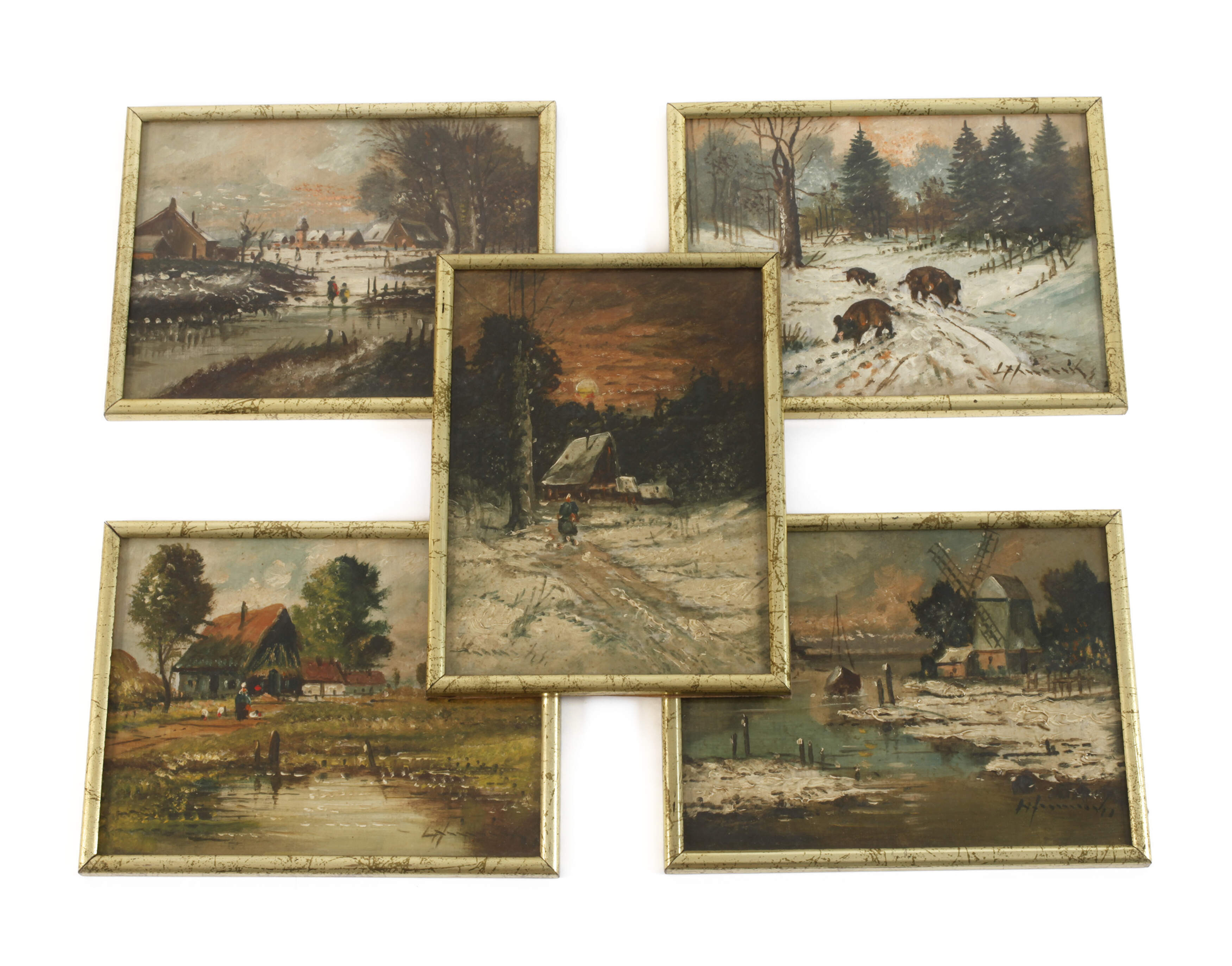 Heinrichs, Kleine Sammlung Gemälde