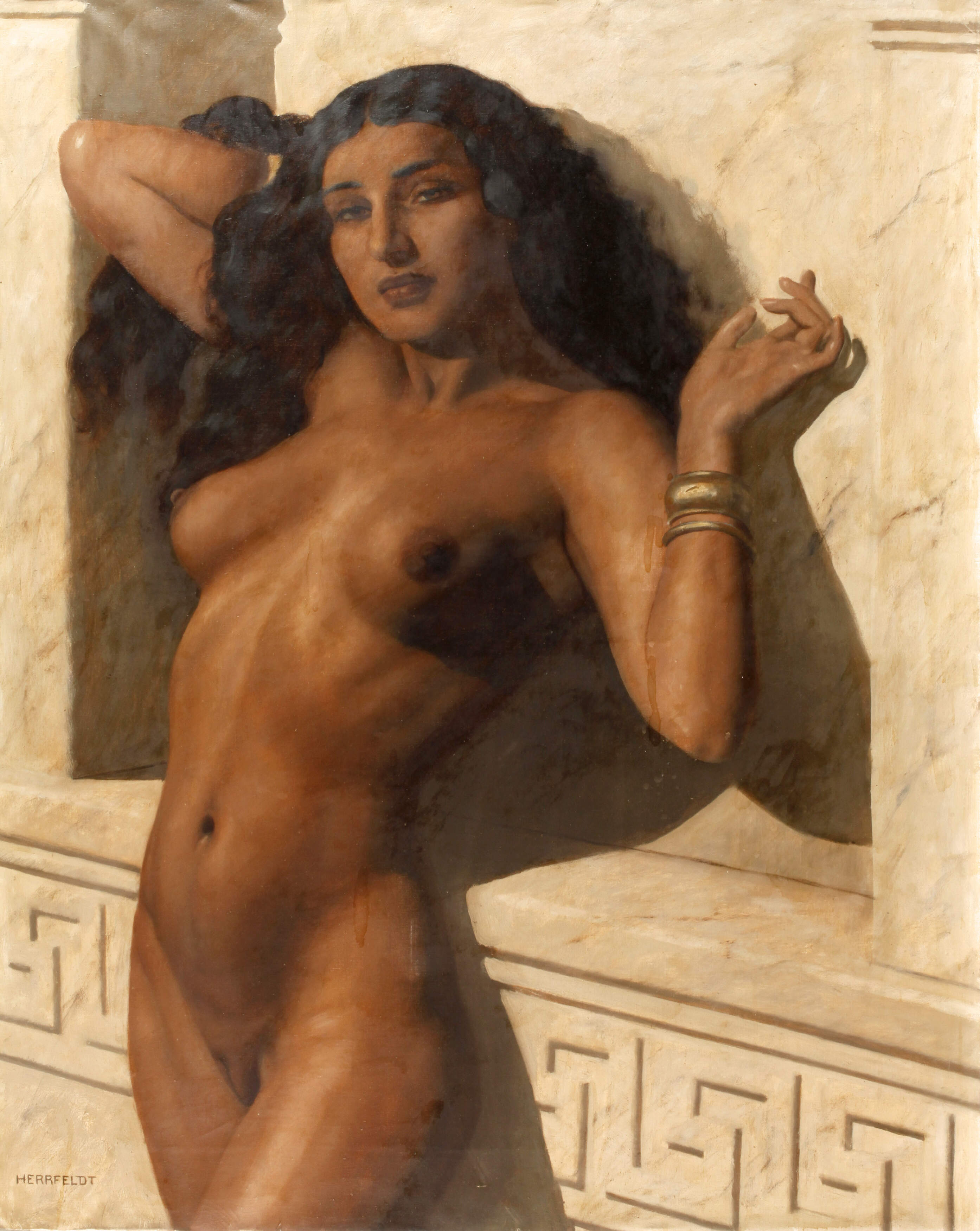 Marcel René von Herrfeldt, Nackte Südländerin