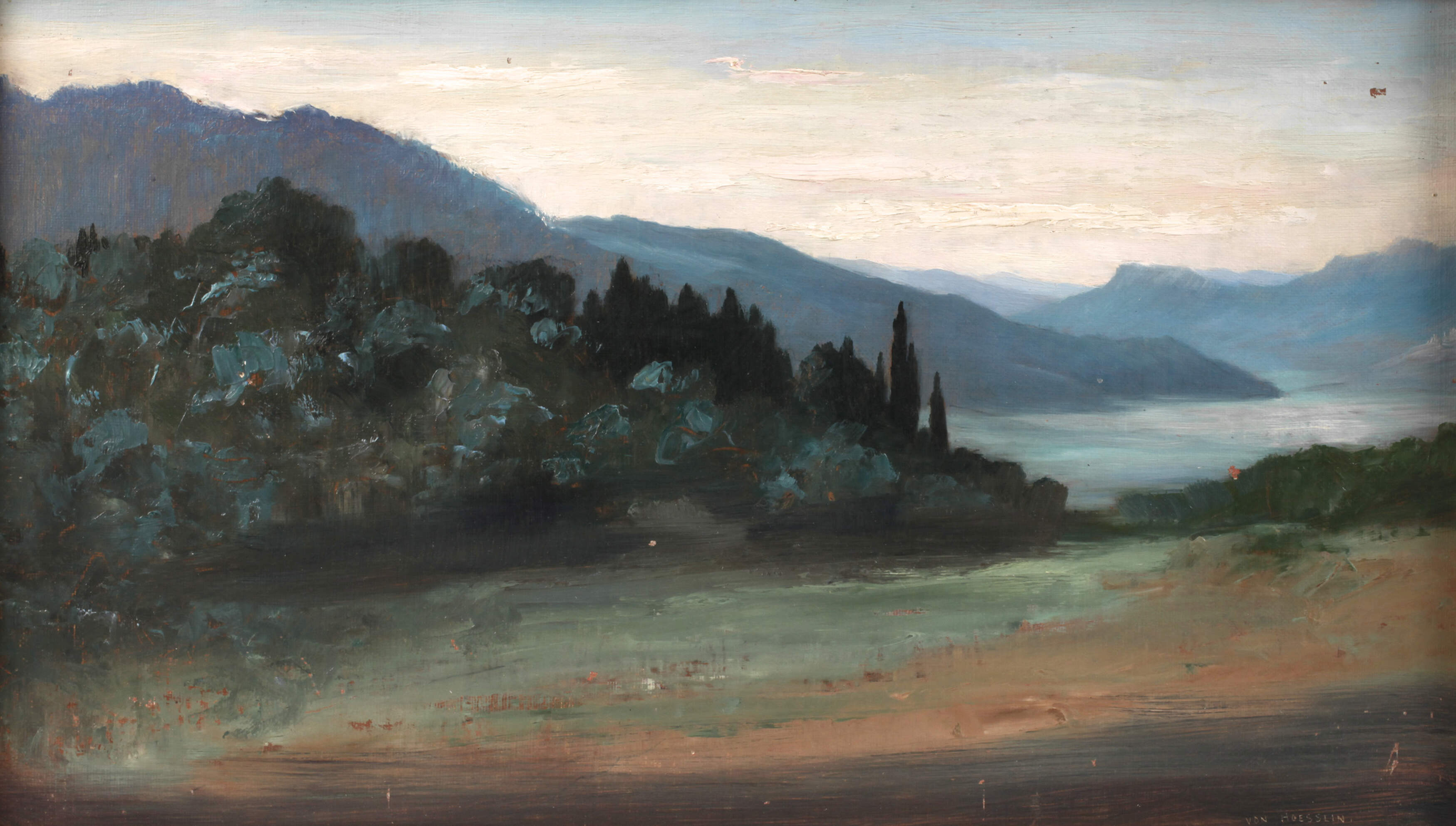 Georg von Hoesslin, Mystische südliche Landschaft