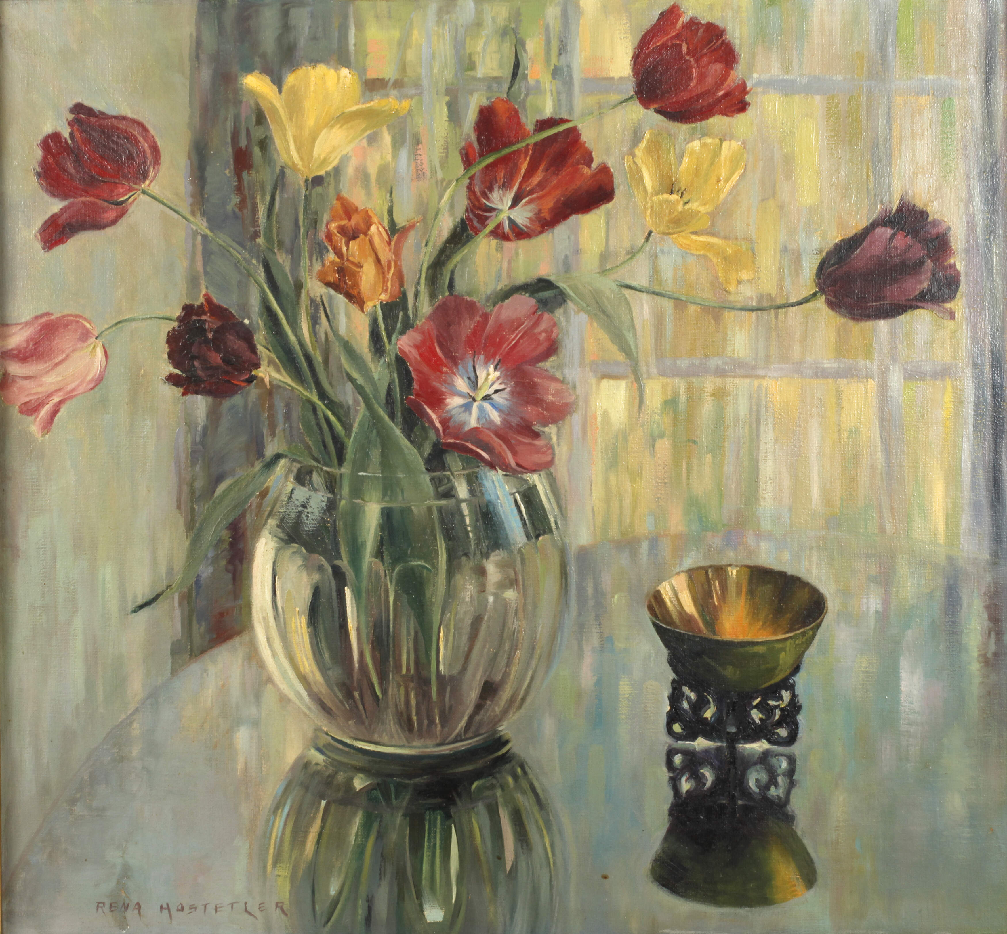 Rena Hostetler, Tulpenstillleben