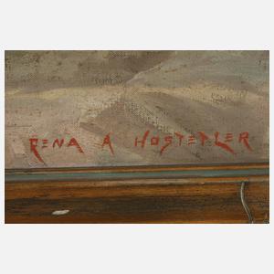 Rena Hostetler, Stillleben mit Fächer