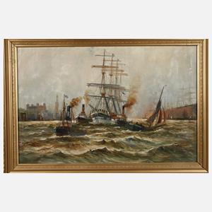 Prof. Alfred Jensen, Schiffe im Hamburger Hafen