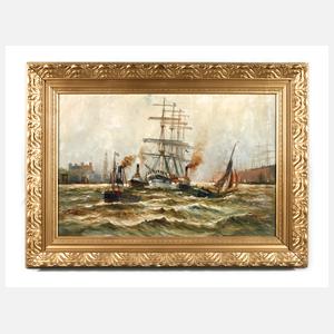 Prof. Alfred Jensen, Schiffe im Hamburger Hafen