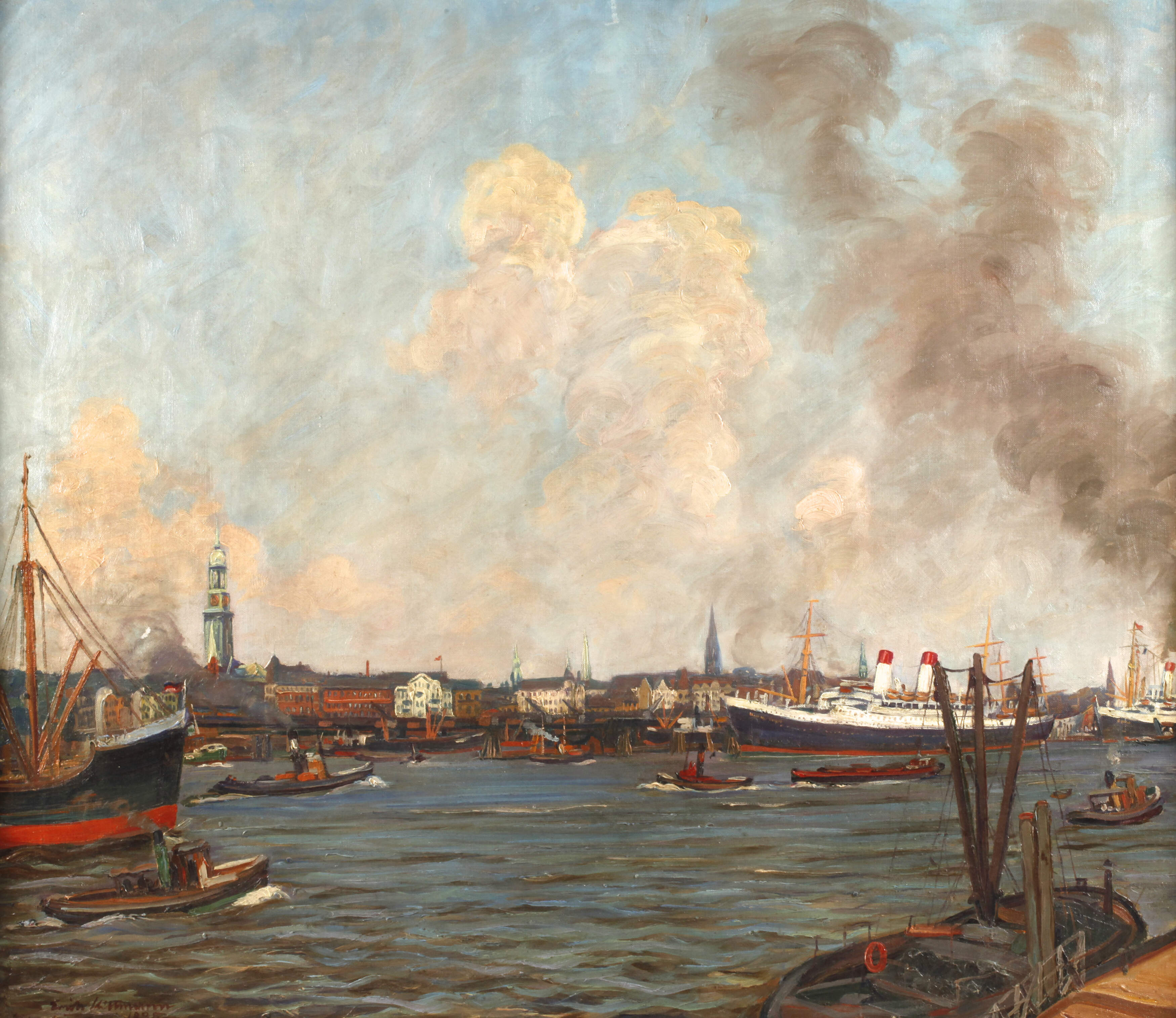Erich Kittmann, Hamburger Hafen