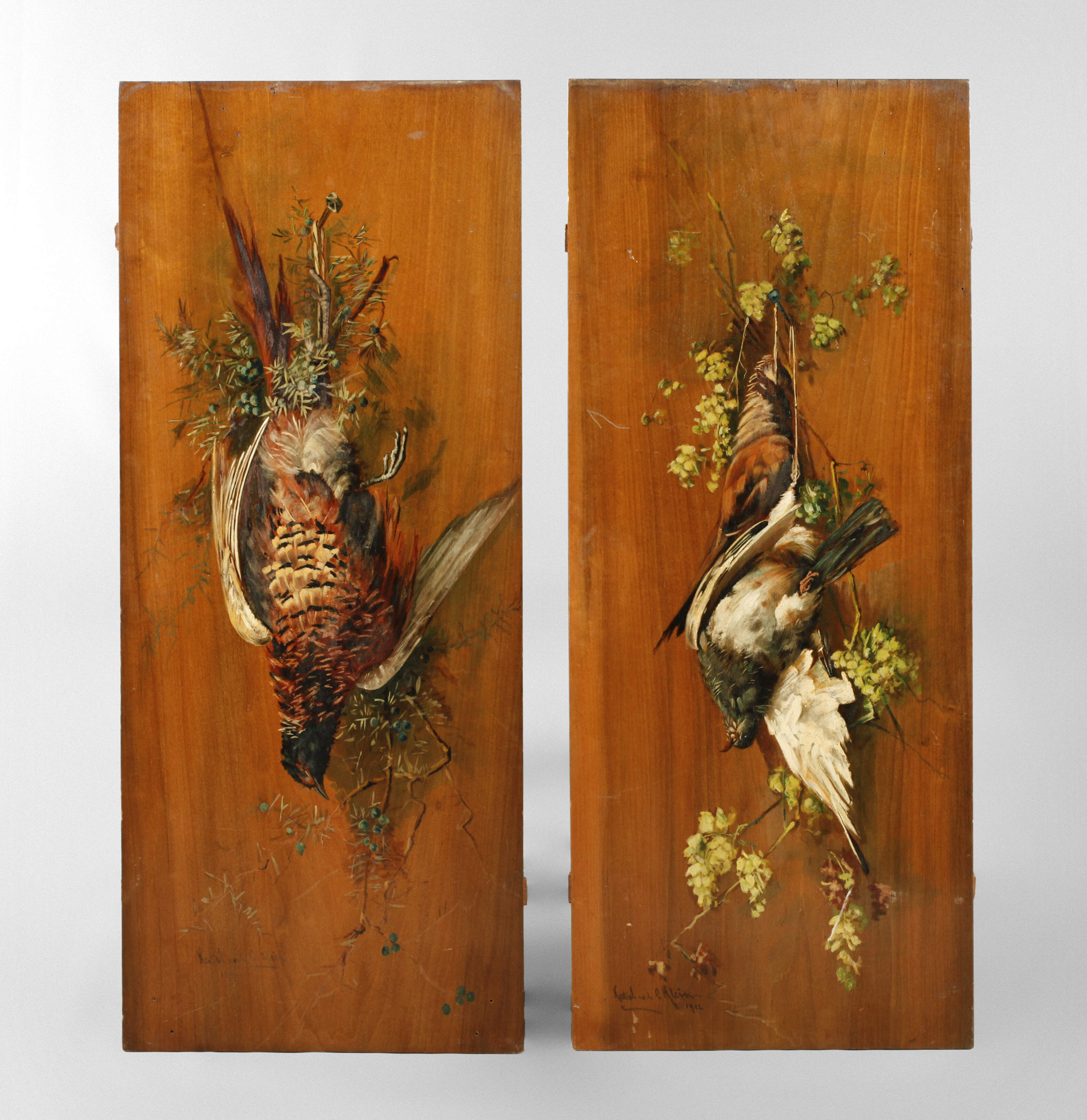 nach Catharina Klein, Paar Jagdstillleben