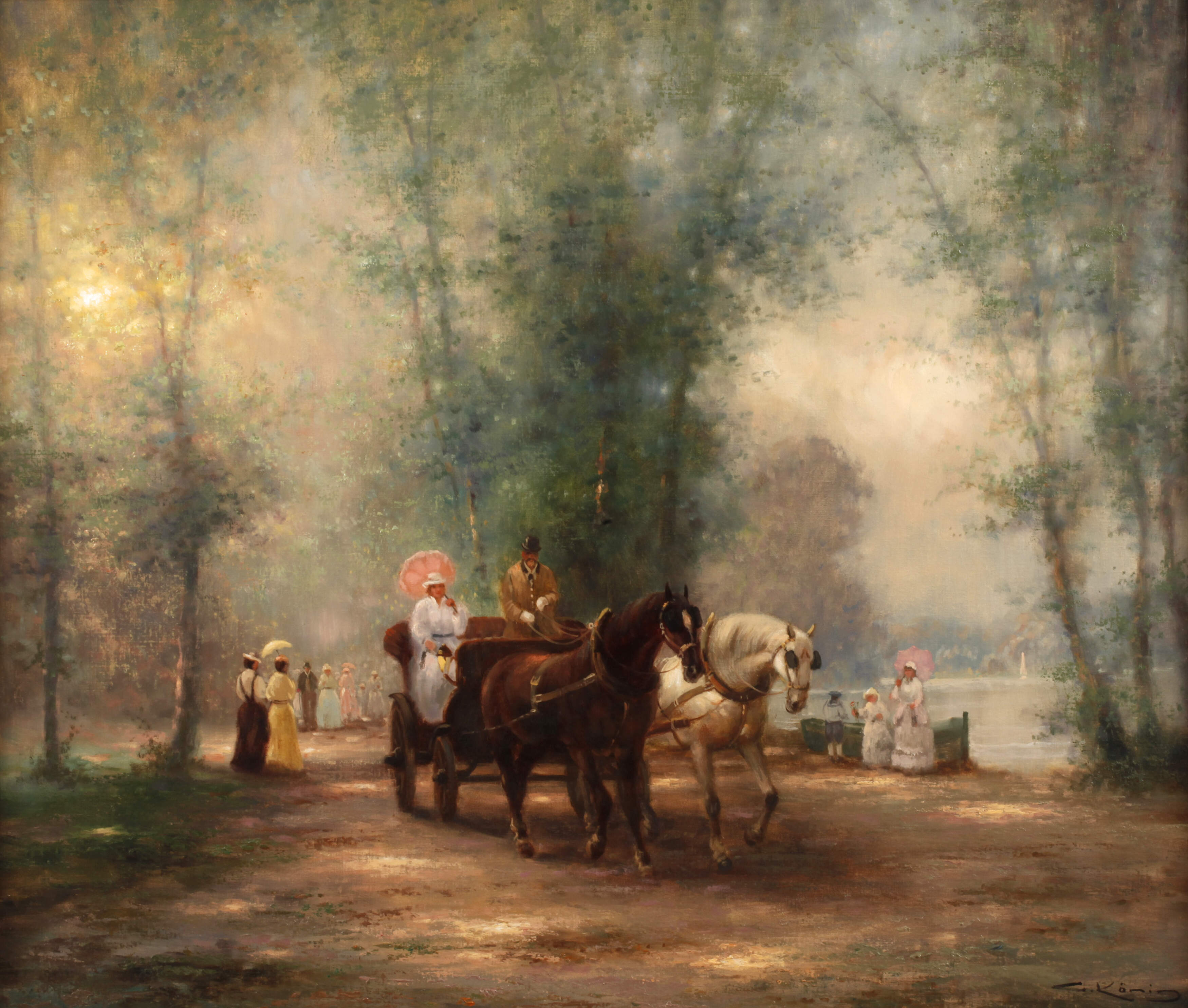 Günter König, Kutschfahrt