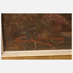 Günter König, Romantische Abendlandschaft