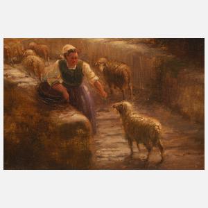 Günter König, Romantische Abendlandschaft