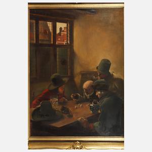 M. Kundzerra, "Die Würfelspieler" nach Claus Meyer