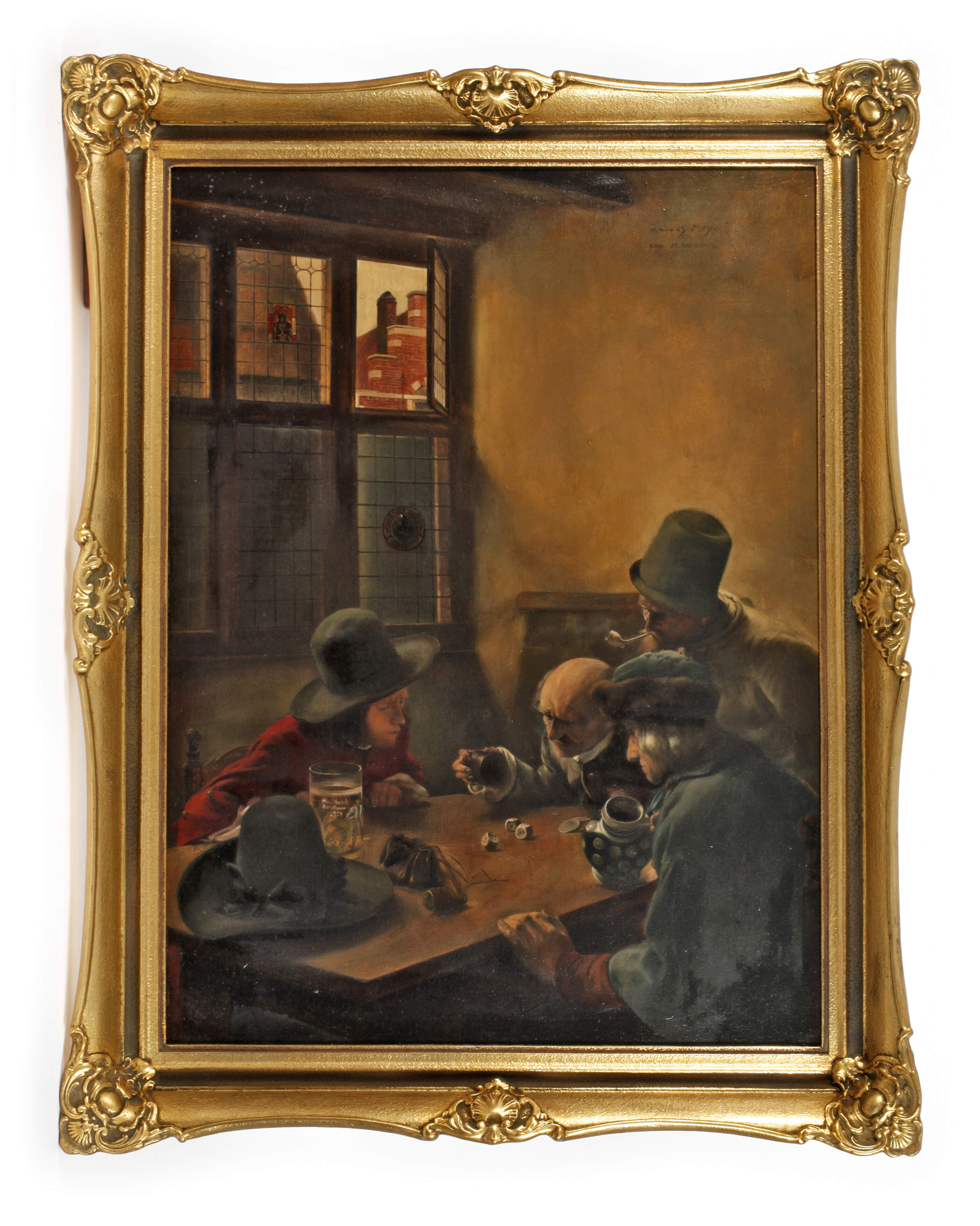 M. Kundzerra, "Die Würfelspieler" nach Claus Meyer