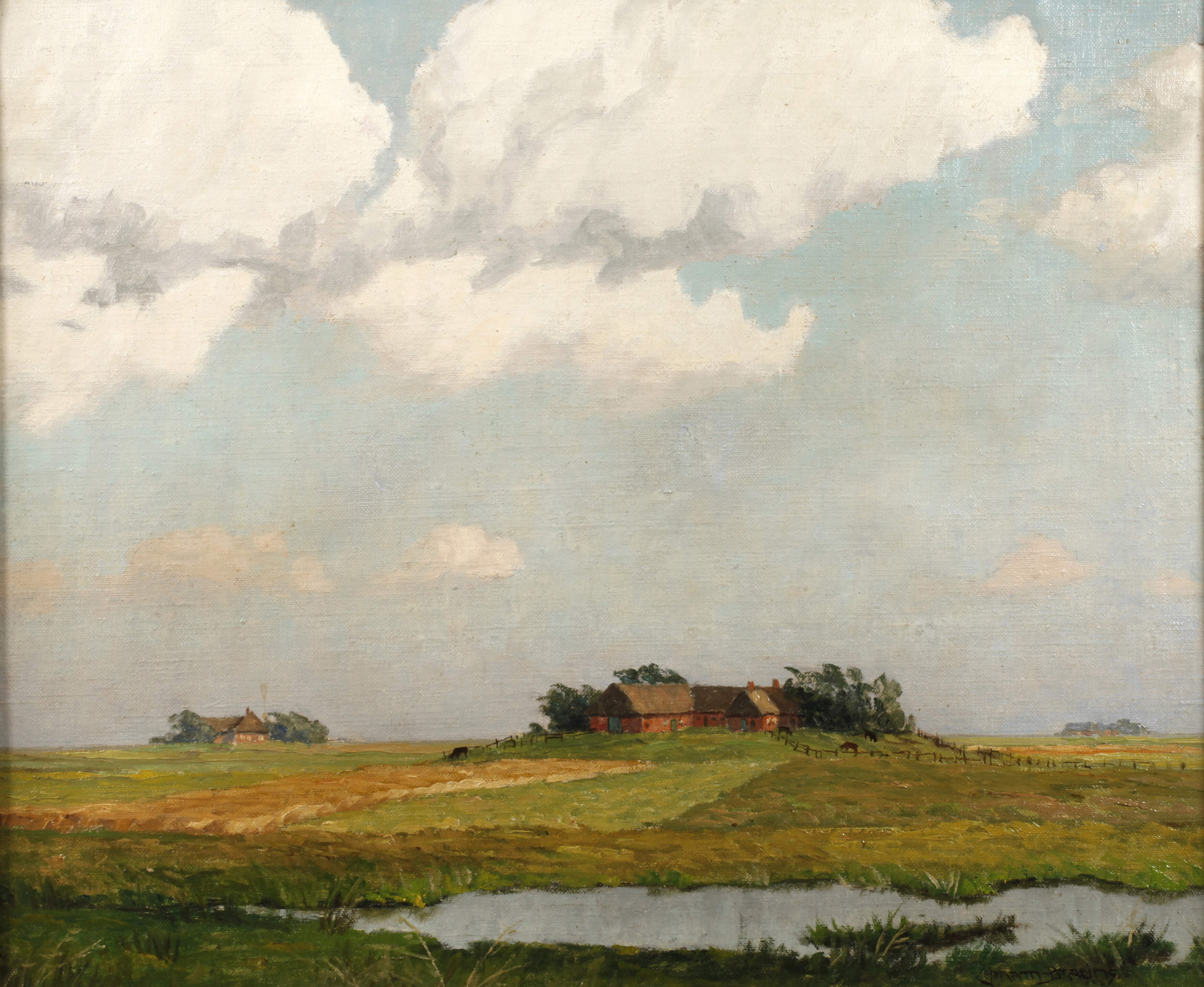 Paul Lehmann-Brauns, Piel auf einer Hallig