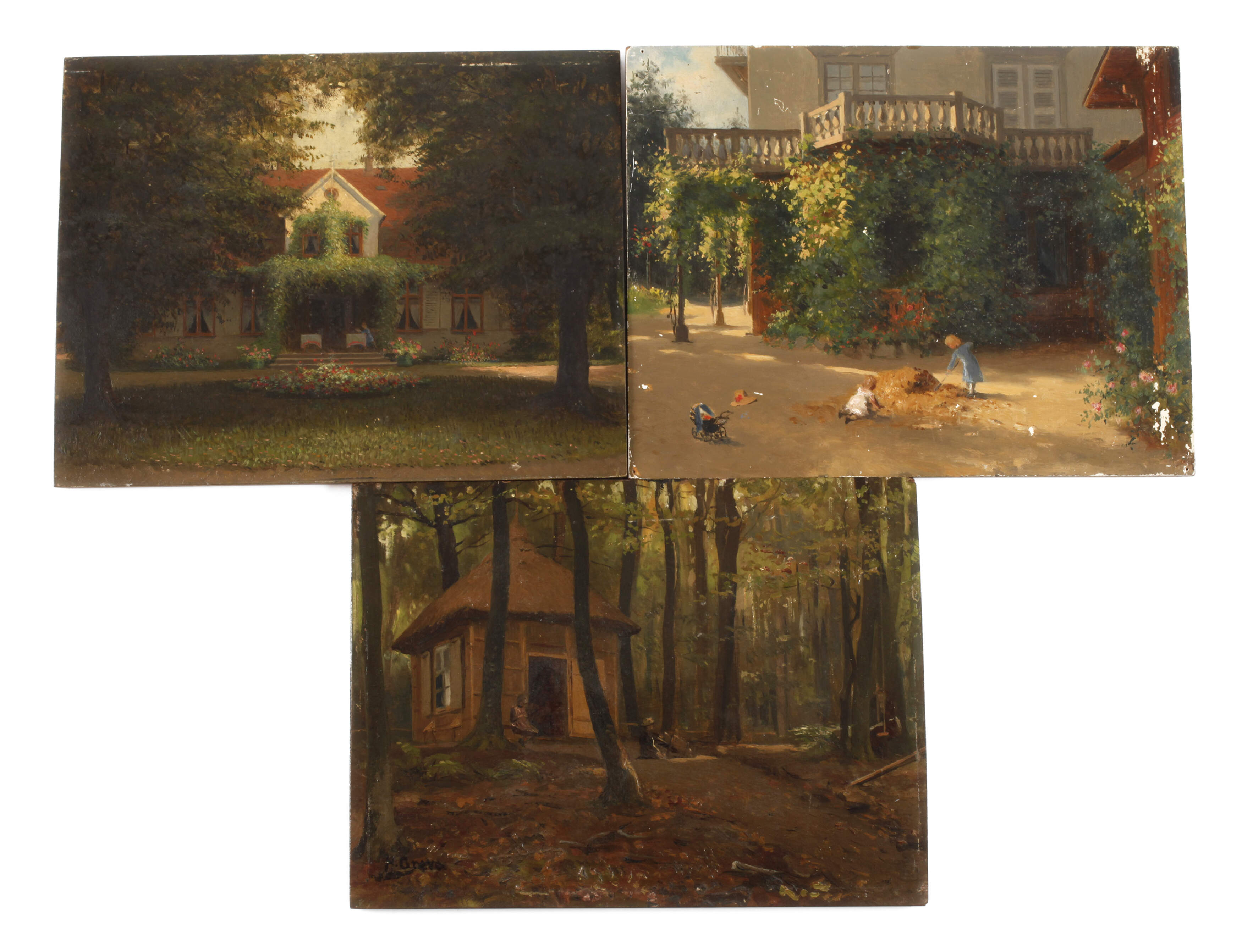 Hedwig von Lepel-Gnitz, attr., Drei Gemälde