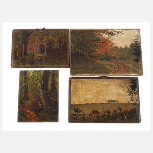 Hedwig von Lepel-Gnitz, Vier Landschaften