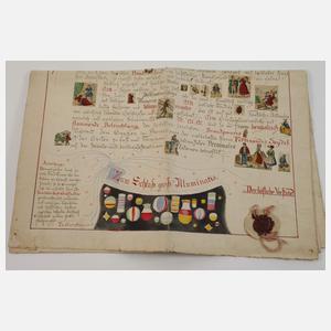 Festprogramme zur Hochzeit Greve/Lepel-Gnitz