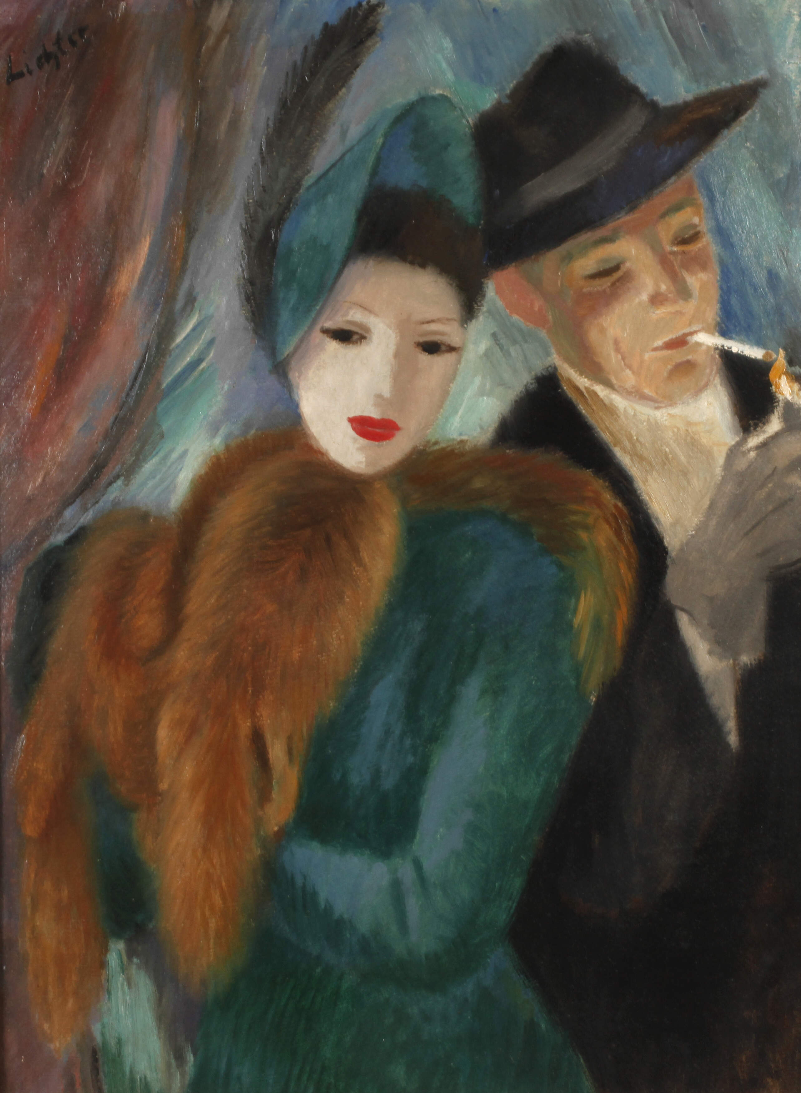 Alfred Lichter, attr., Galantes Paar