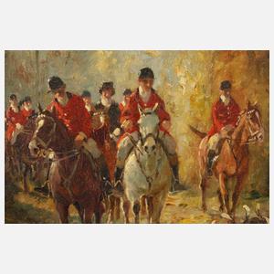 Karl Mohr, Parforcejagd