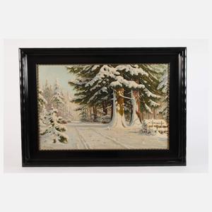 Bruno Moras, Sonniger Winterwald