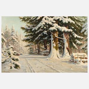 Bruno Moras, Sonniger Winterwald