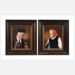 Fritz Müller München, Paar Charakterköpfe