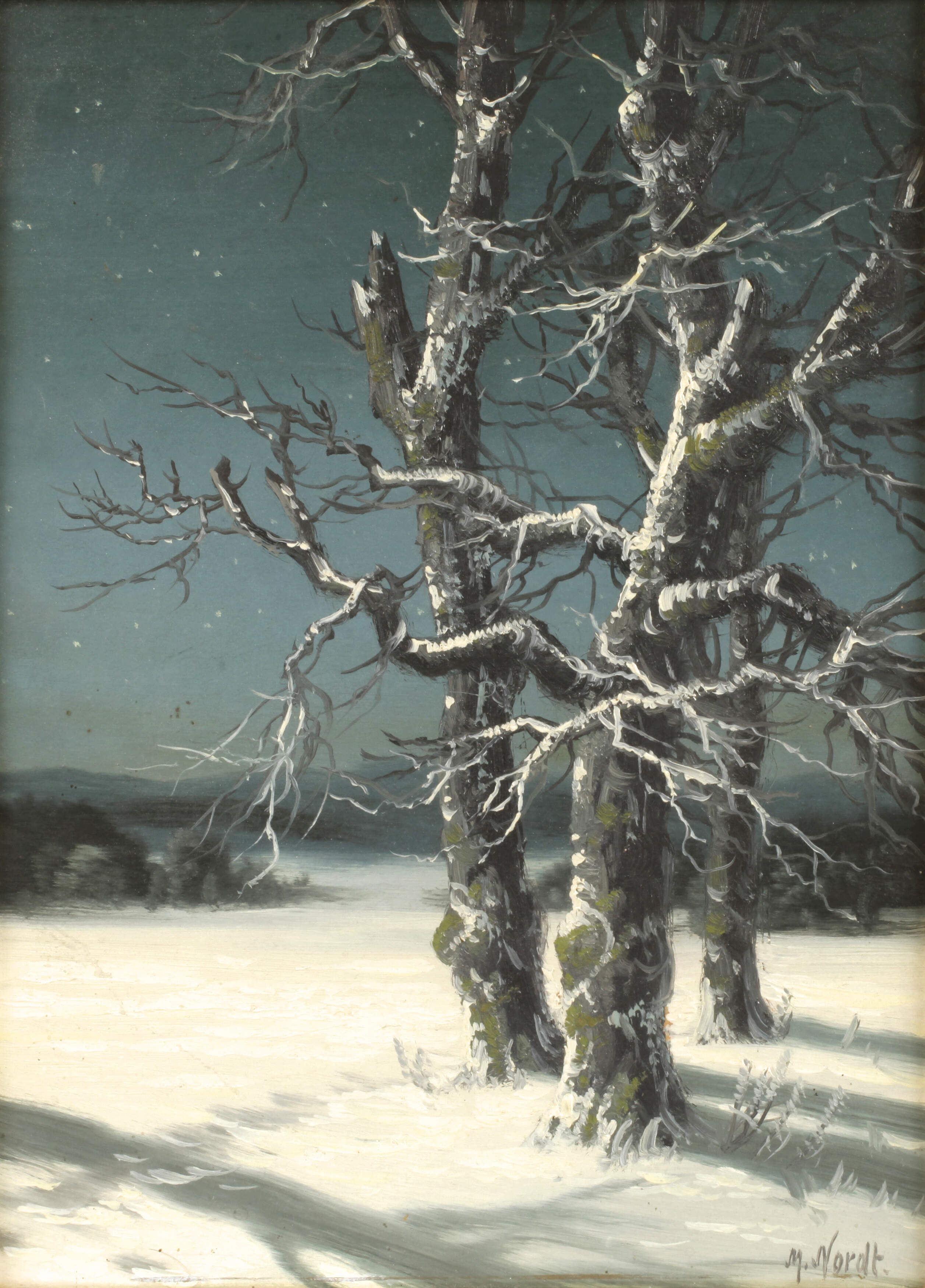 Max Nordt, "WINTERMONDNACHT"