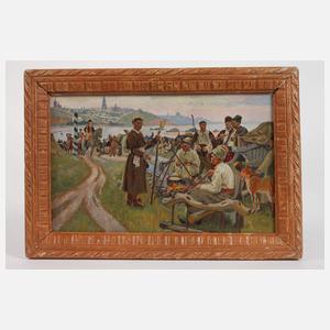 Louis Picard, Kosaken am Fluss