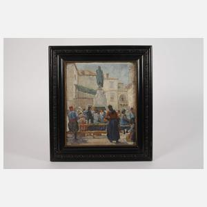 Atanasije Popovic, Markt in Dubrovnik