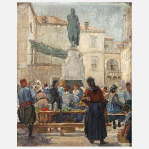 Atanasije Popovic, Markt in Dubrovnik