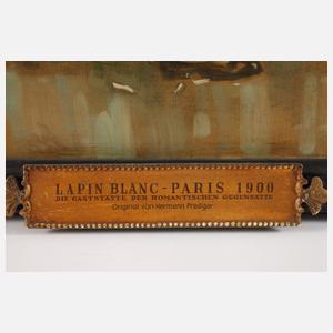 Hermann Prediger, Cabaret "Lapin Blanc Paris"