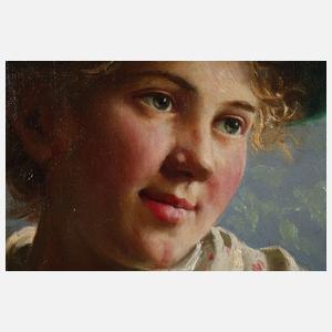 Emil Rau, Dirndl mit Hut