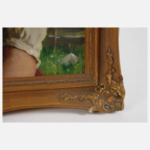 Emil Rau, Dirndl mit Hut