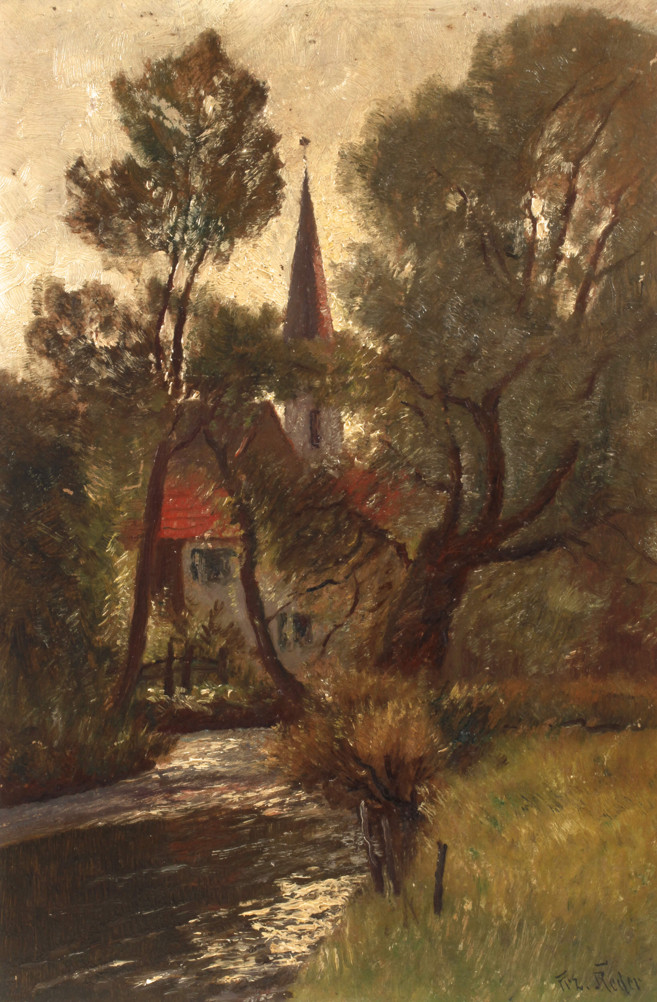 Franz Reder-Broili, "Parthie bei Trauchgau"